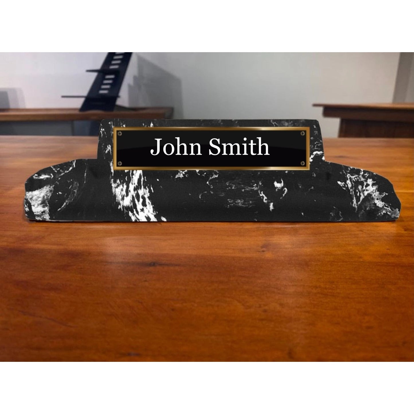 Personalized Marble Office Name Plate