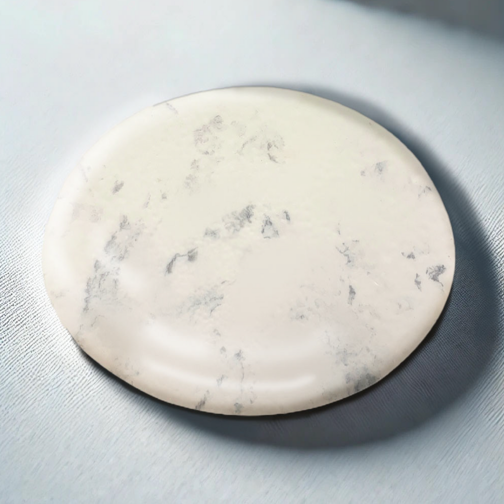 Personalized Circle Marble Coasters