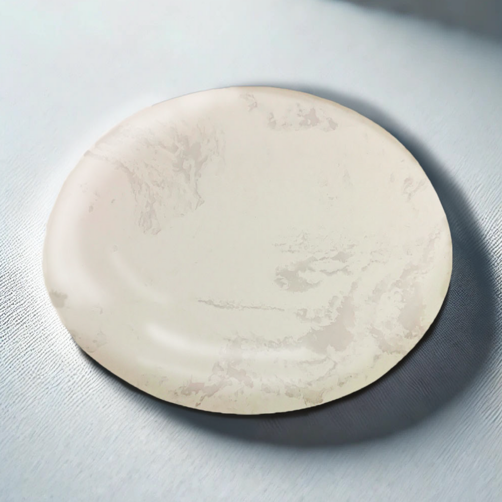 Personalized Circle Marble Coasters