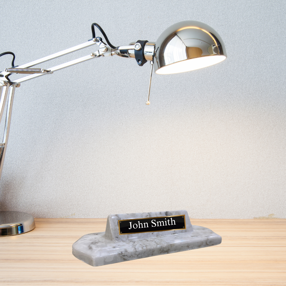 Personalized Marble Office Name Plate