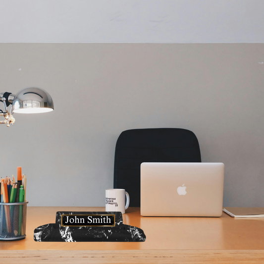 Personalized Marble Office Name Plate